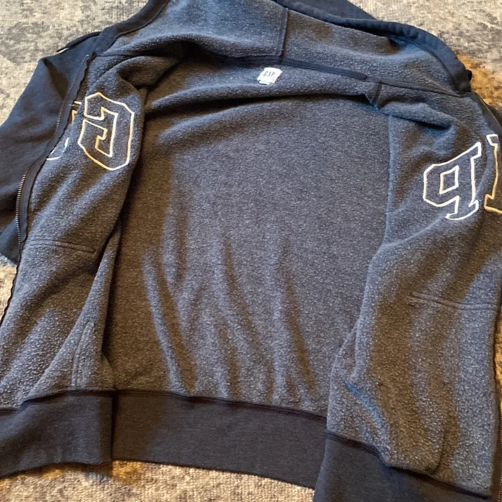 Gap Navy Full Zip - Picture 3 of 5